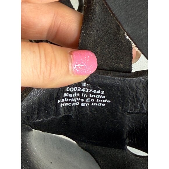 Free People Valencia Wrap Black Sandals 41 - Picture 5 of 6